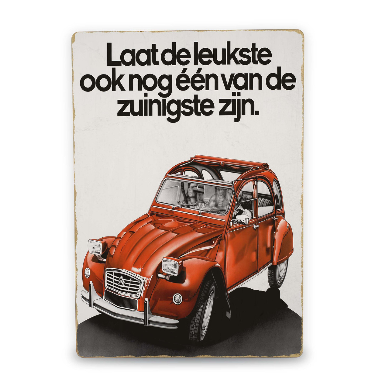 Дерев'яний Постер Red car 2