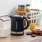 Електрочайник Magio MG-111 1л, маленький електрочайник, гарний електричний чайник, безшумний чайник, фото 4