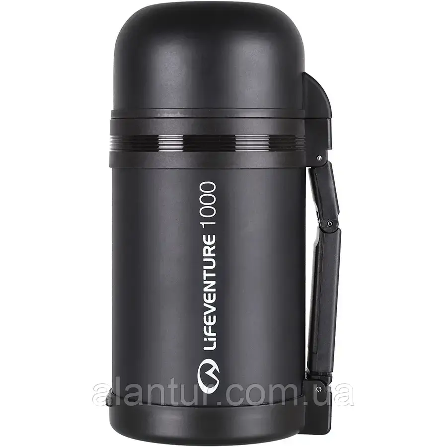 Термос Lifeventure Wide Mouth 1.0L з широким горлом, зберігає тепло 8 годин.