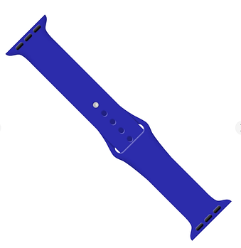 Ремінець Silicone для Apple Watch 42/44/45 mm Cobalt Blue (KG-8507)