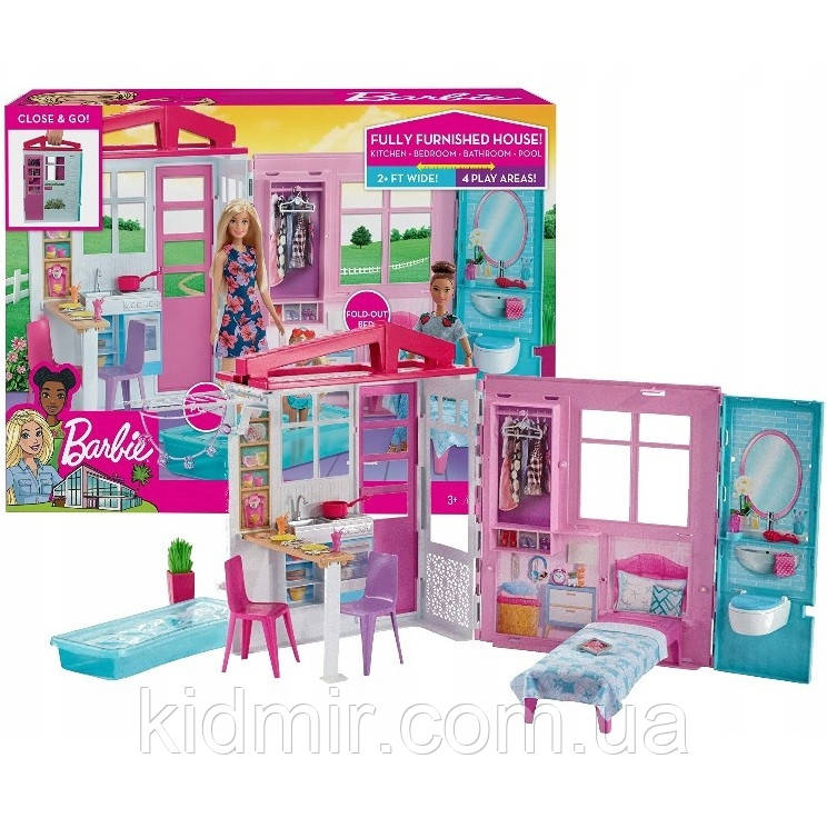Barbie Doll House FXG54 Будиночок Барбі з басейном, фото 1