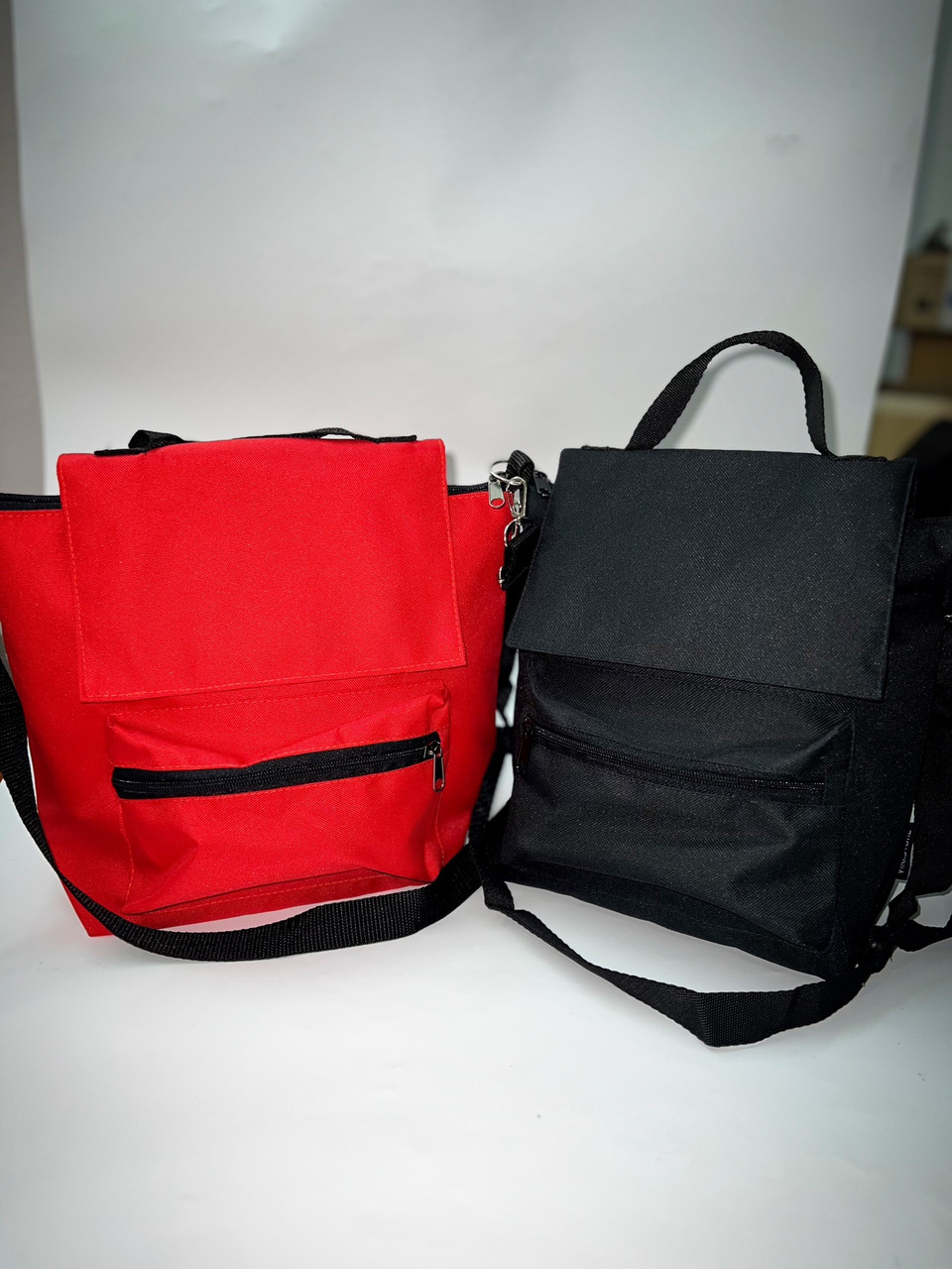 Набор "Він&Вона" Термосумка Комфорт червоного=чорного кольору VS Thermal Eco Bag