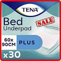 Гігієнічні одноразові вологовбираючі пелюшки Tena Bed Plus 60x90 30шт. Underpad