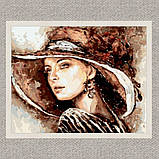 Картина за номерами Дівчина з чудовим поглядом 40*50 см Art Craft 10607-AC, фото 2
