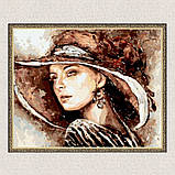 Картина за номерами Дівчина з чудовим поглядом 40*50 см Art Craft 10607-AC, фото 5