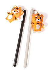 133 Ручка гель-ТИГР брелок гумовий