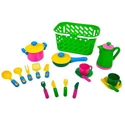 04-436 KW Посуд у кошику Kinderway