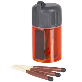 Запальнички Lifesystems Stormproof – водонепроникний контейнер, набір з 25 штук, горіння 20 секунд