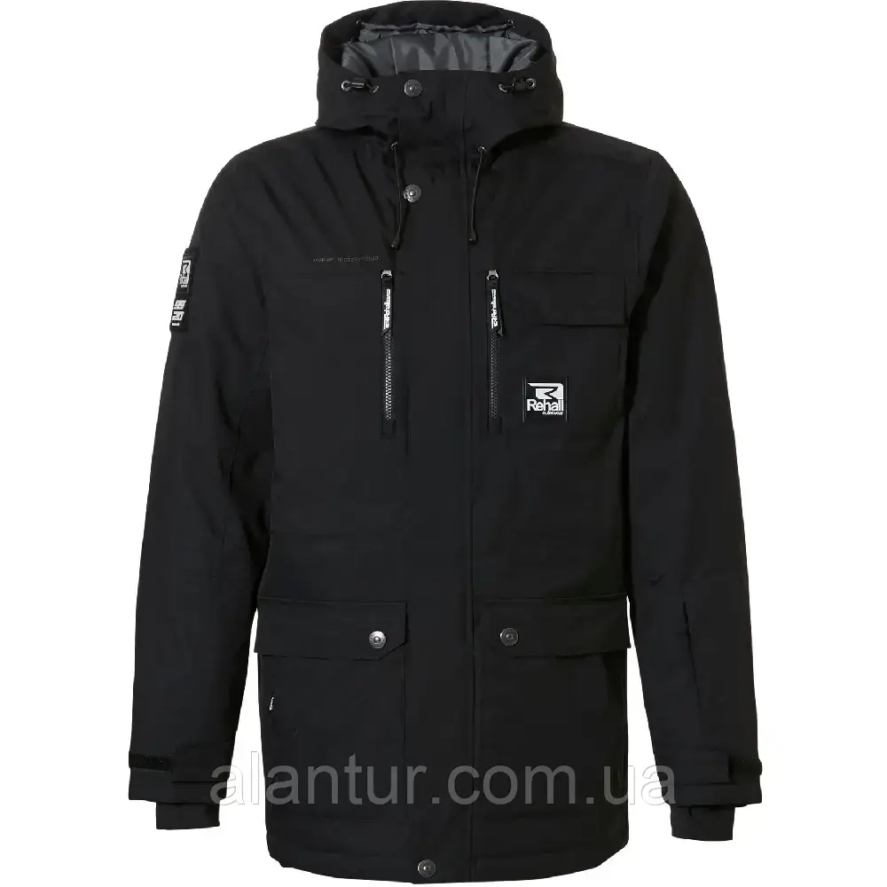 Куртка Rehall Mason 2022 чорна M для зимових видів спорту, водонепроникна та дихаюча., фото 1