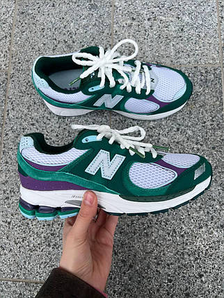 Кросівки New Balance 2002R Green Violet / Нью Беланс 2002Р Зелені з Фіолетовим, фото 1