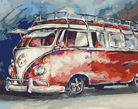 Картина за номерами ЛЕГЕНДАРНЕ АВТО 40*50 см Art Craft 12500-AC