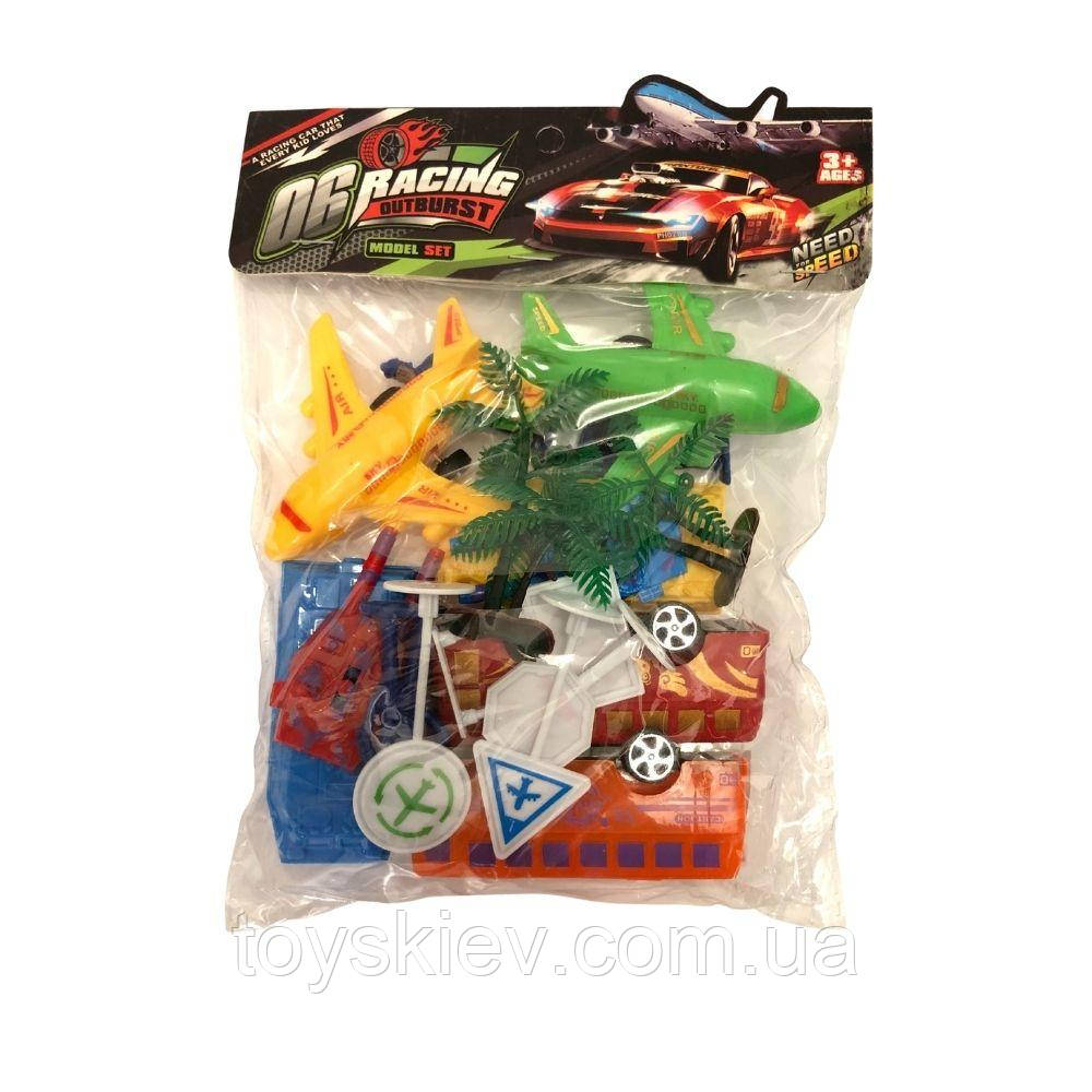 618-107 Літаки машинки солдатики в кульці, фото 1