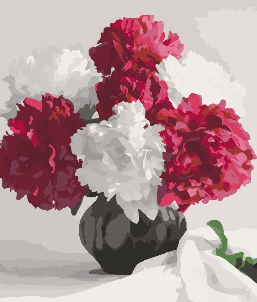 Картина за номерами БУКЕТ ПІОНІВ. КВІТИ
30*40 см Art Craft 13032-AC