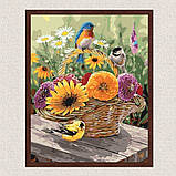 Картина за номерами ЛІТНІЙ КОШИК. КВІТИ
 40*50 см Art Craft 13134-AC, фото 4