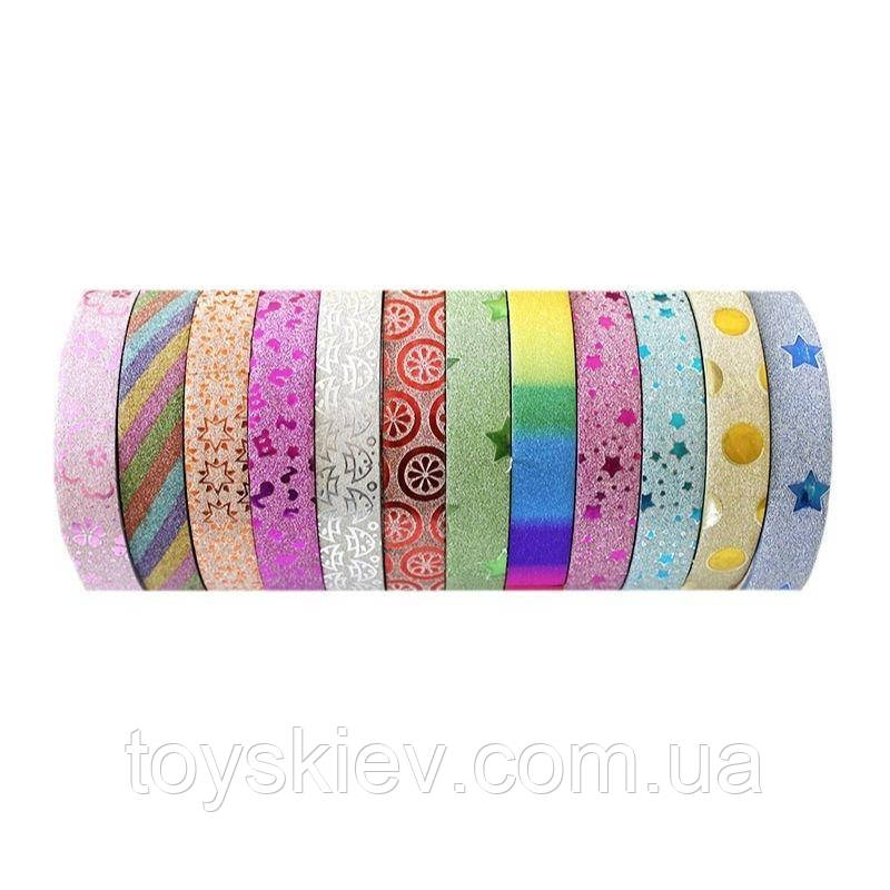 397223 Стрічка клейка для декору, 1,5 см.*4,80 м, в асорті