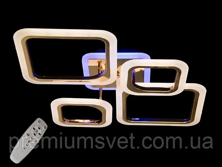 Люстра  світлодіодна світлодіодна  A8060/2+2 G LED 3color dimmer