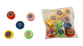 0264 ЙО-ЙО пластик 3,5 см 10 шт., в пакованні