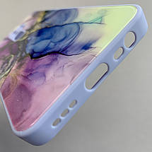 Чохол для Xiaomi Redmi 9 чохол бузковий мармур із захистом камери на телефон сяомі редмі 9 q7k, фото 5