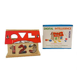 36-4 Дерев'яний розвивальний будиночок