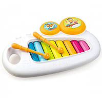 Детский музыкальный ксилофон Smoby Cotoons с ручкой для детей (110500) А7625-1