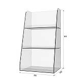 Підставка EKOSTAR під товар вітрина 3-х ярусна 250х200х450, фото 3