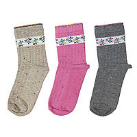 Высокие детские носочки с рисунками деми носки для девочки BROSS