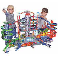 Игровой детский набор Majorette «Гараж. Супер город» 7 уровней, 6 металлических машинок, для детей А7539-1