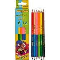 1011-6СВ Двухсторонний карандаш 6/12 цв