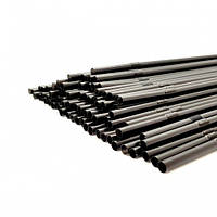 Трубочки із гофрою 200 шт/уп (чорний).