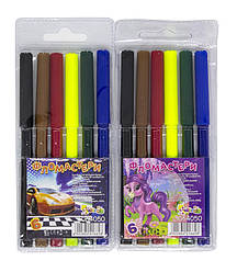 064050 Фломастери 6цв Незнайка