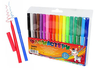 064070 Фломастери 18цв. Незнайка