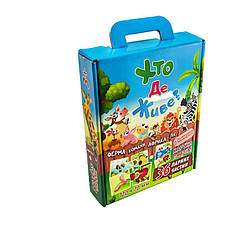 30700 Пазли Хто де живе? на українському