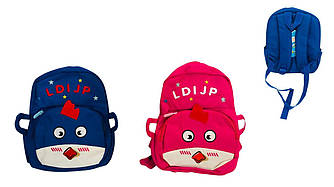 0195 Рюкзак із Пташкою, 2 різновиди, 28 см.