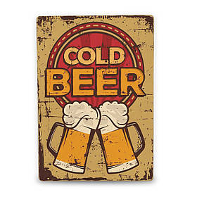 Дерев'яний Постер Cold Beer