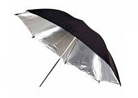 Зонт студийный Prolight на отражение 84 см черный-серебро