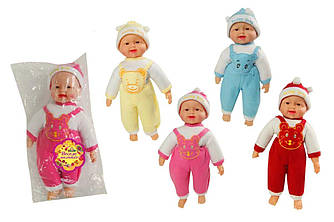 1608 Х Пупс-муз батар хохотун, пупс — 40 см, у