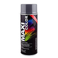 Эмаль аэрозольная универсальная декоративная Maxi Color RAL 7024 Серая графит 400 мл (MX7024)