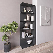 Полиця для книг та декору, стелаж на 5 полиць D-6, фото 3