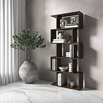 Полиця для книг, стелаж для дому на 5 поличок M-12, фото 2