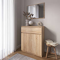 Комод тумба на 1 ящик та 2 двері з фасадами без ручок R-23, фото 5