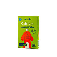 Дополнительный корм Smartis Calcium с кальцием и витамином D3 для собак, 50 таб.