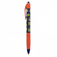 Ручка шарикова 8bit UA Millitary 0,7мм синяя автоматическая (412115)
