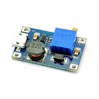 Підвищувальний DC-DC перетворювач напруги Micro USB MT3608