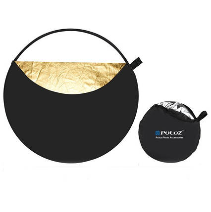 Гнучкий відбивач з ручками 5 в 1 Puluz PU5111 60 см, фото 1