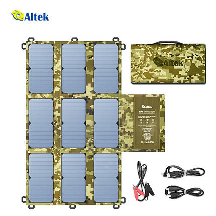 Портативний розкладний зарядний пристрій ALTEK ALT-63, фото 1