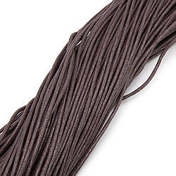 Шнур вощений 2 мм Коричневий +-70 м