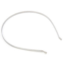 Основа для обідка металева 1 шт. ширина 5 мм Платина