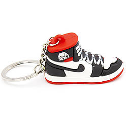 Брелок Nike Jordan Red Black, 1шт., розмір 35х55мм, довжина 90мм