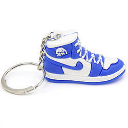 Брелок Nike Jordan Blue White, 1шт., розмір 35х55мм, довжина 90мм