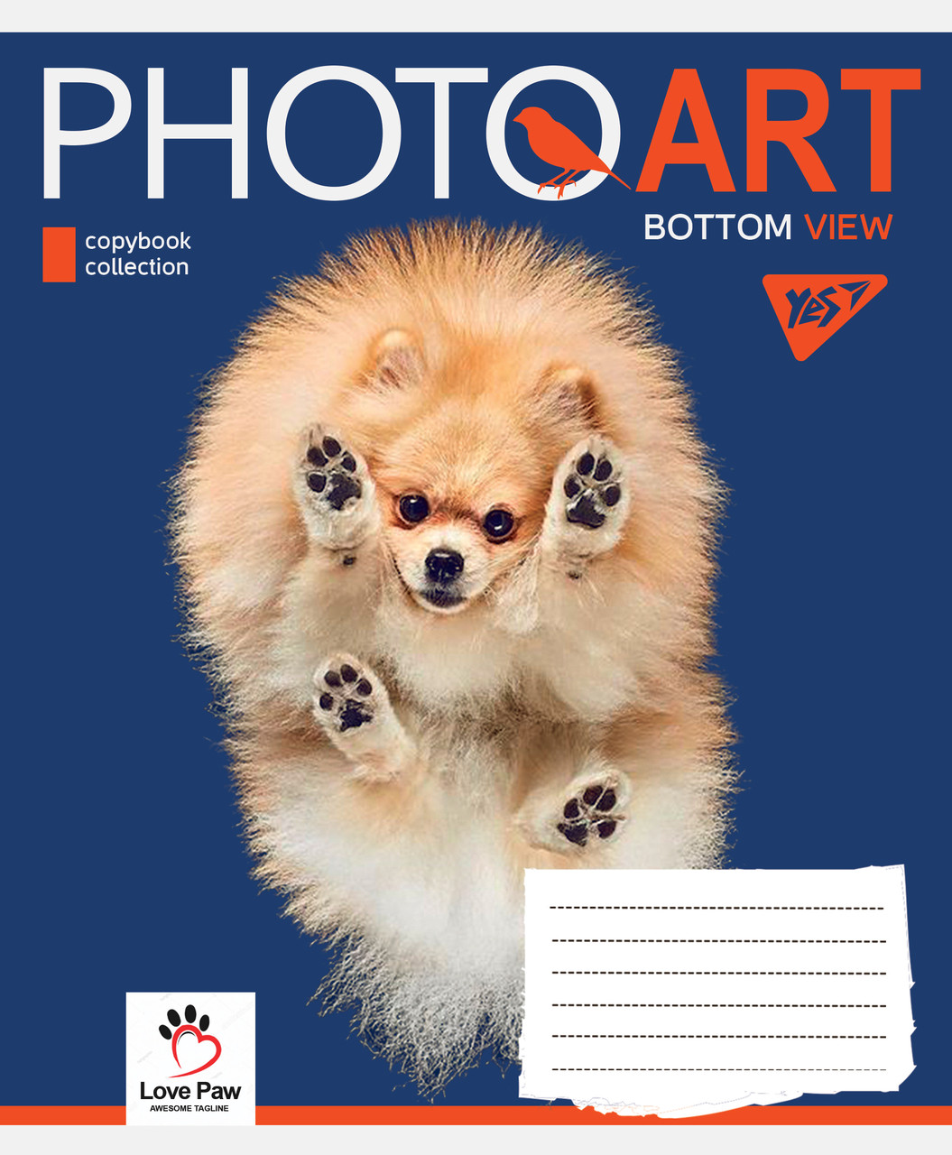 Зошит шкільний А5/18 клітинка YES Photoart набір 25 шт. (766331)